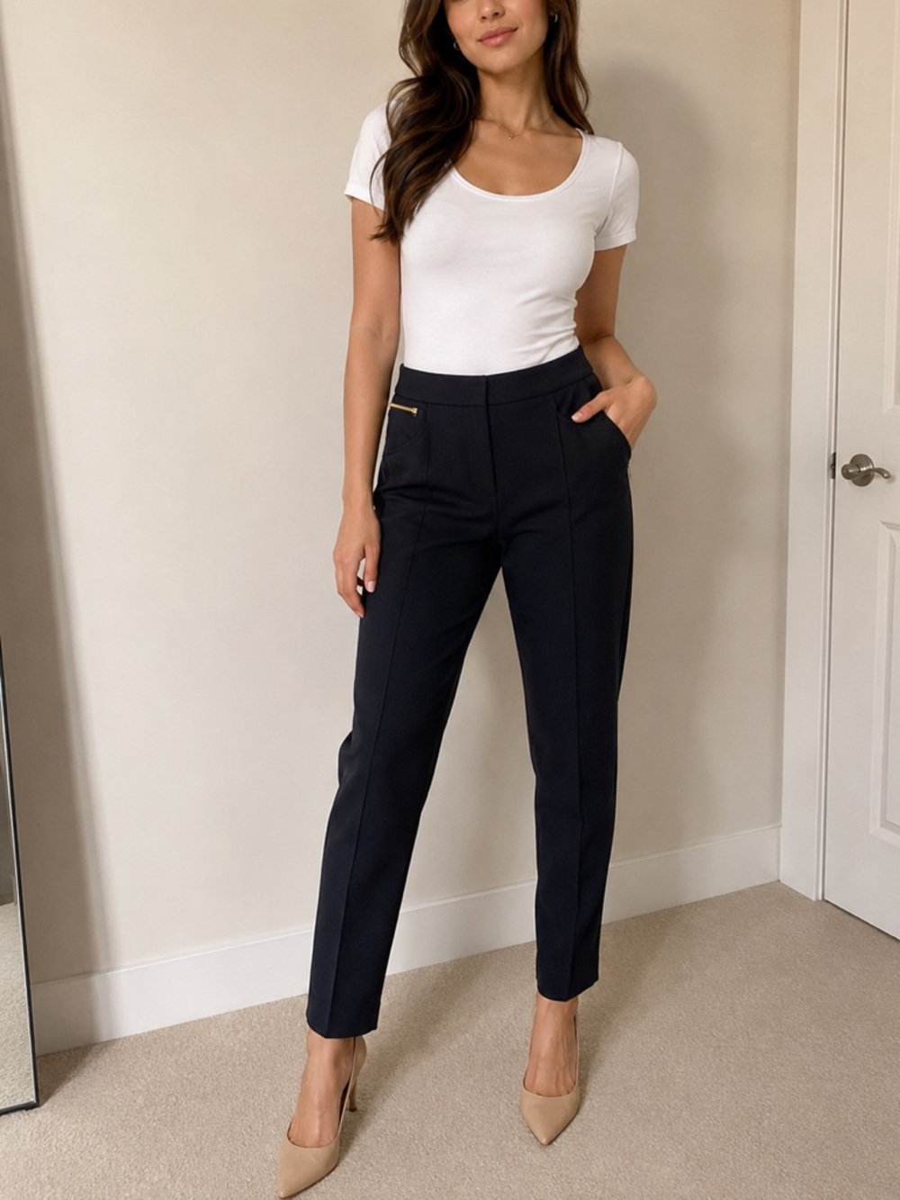 Jones New York Navy Pant